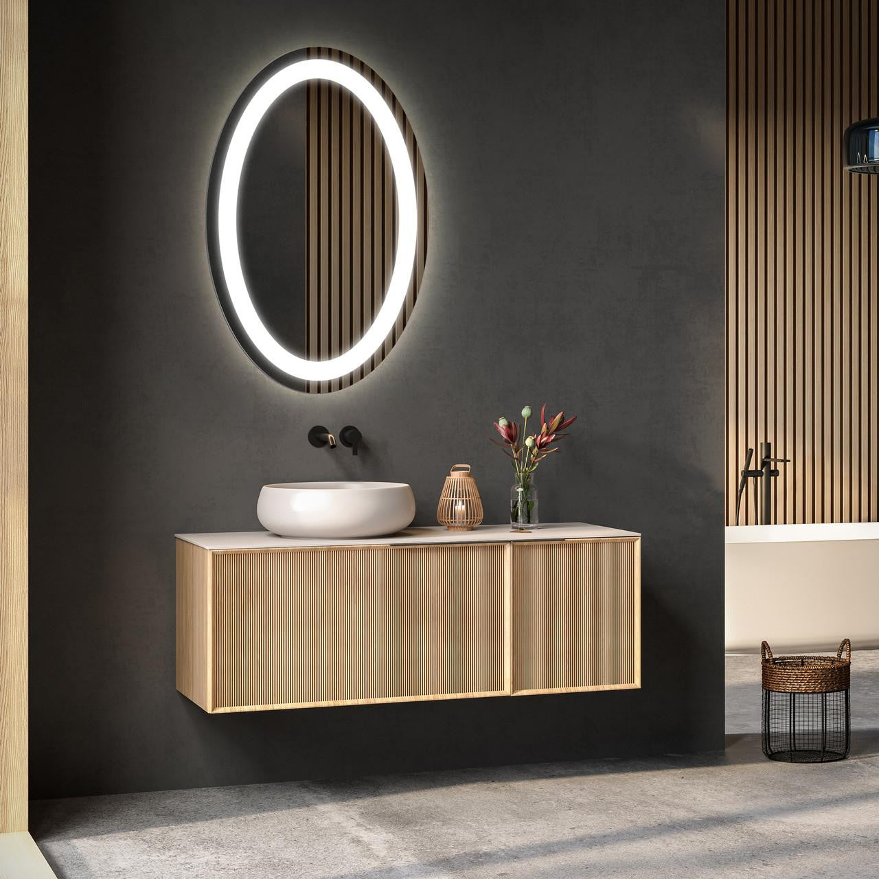 Electric Mirror Eternity Lighted Mirror, Forward-Phase Dimming T Clear