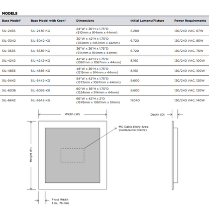 Electric Mirror-SIL-2436
