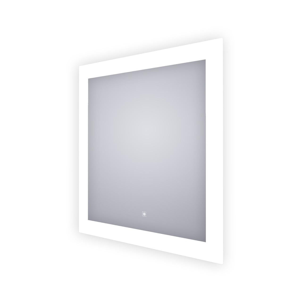 Electric Mirror Silhouette Lighted Mirror, Keen Technology, Integrated LED, Clear, 36"H x 36"W x 1.75"D (SIL-3636-KG YUU6011Y3P)
