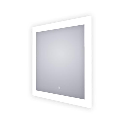 Electric Mirror Silhouette Lighted Mirror, Keen Technology, Integrated LED, Clear, 36"H x 36"W x 1.75"D (SIL-3636-KG YUU6011Y3P)