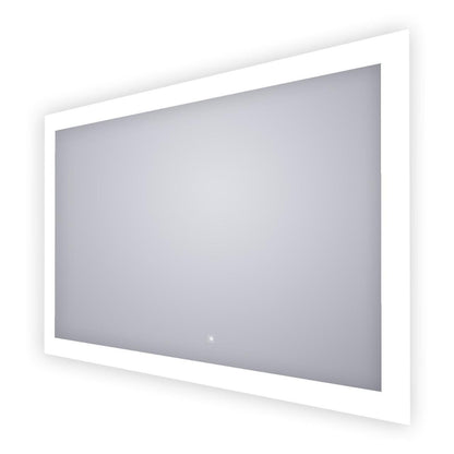 Electric Mirror Silhouette Lighted Mirror, Keen Technology, Integrated LED, Clear, 42"H x 66"W x 1.75"D (SIL-6642-KG YUU6011Y3V)