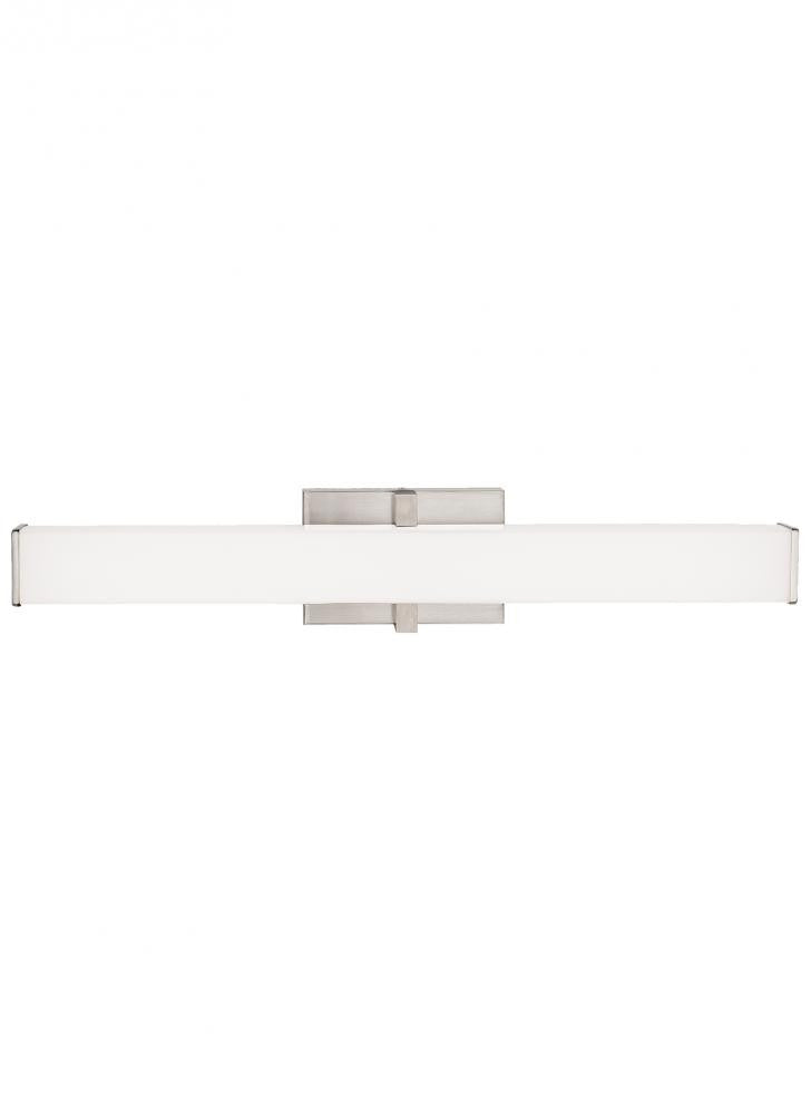 Visual Comfort Modern Ellis Bath Vanity Nickel, Satin Nickel