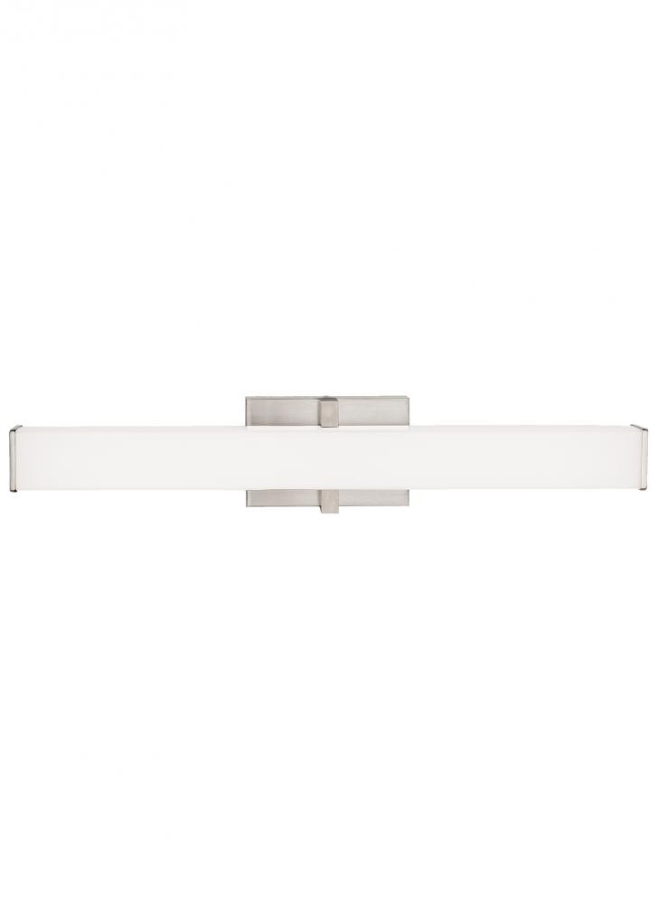Visual Comfort Modern Ellis Bath Vanity Nickel, Satin Nickel