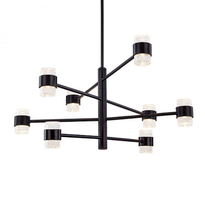 Kuzco Lighting Inc Copenhagen 24-in LED 4 Tier Outdoor Pendant Black