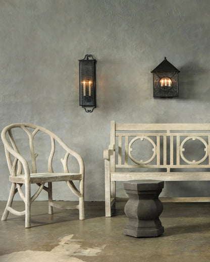 Giatti Medium Outdoor Wall Sconce, Currey and Company (5500-0008 KKTU)