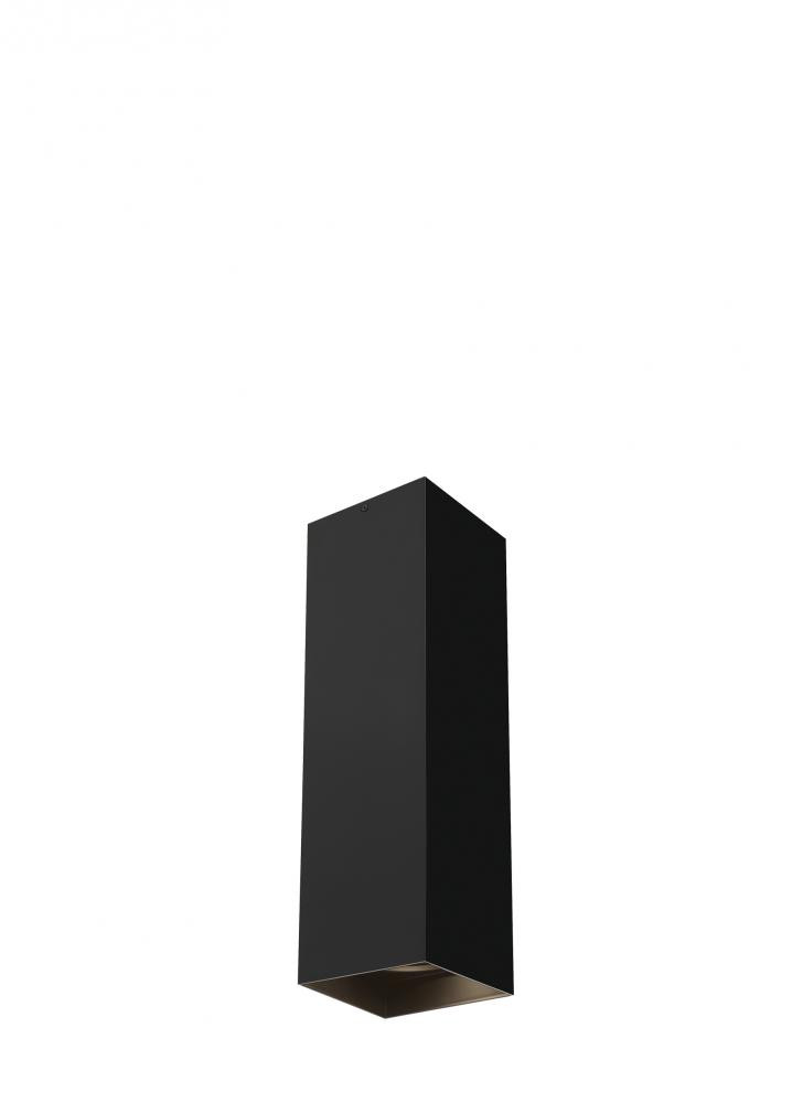 Visual Comfort Modern Exo Flush Mount Black