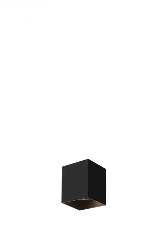 Visual Comfort Modern Exo Flush Mount Black