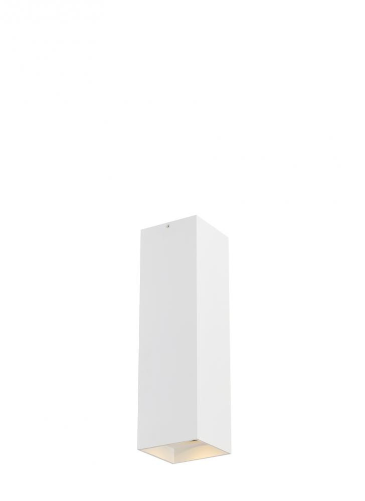 Visual Comfort Modern Exo Flush Mount White