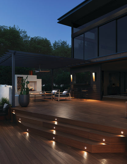 Sparta Tilt LED Round Wall Light