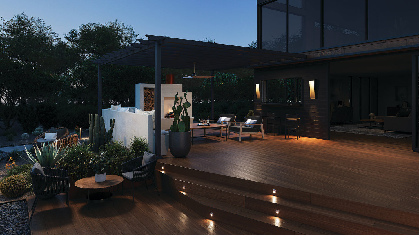 Sparta Tilt LED Round Wall Light