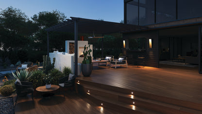 Sparta Tilt LED Round Wall Light