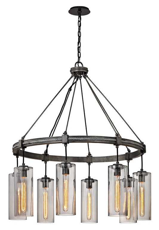 Troy Union Square Pendant Gray, Graphite