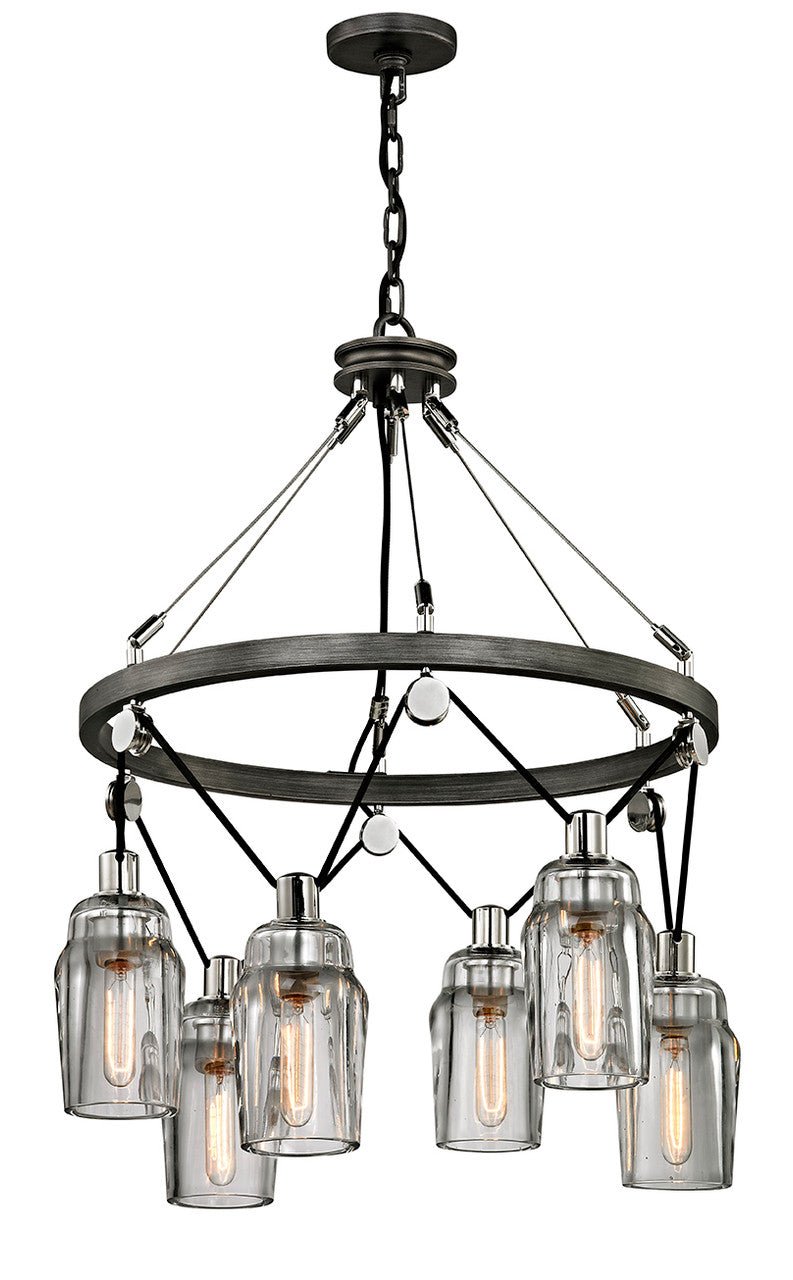 Troy Citizen Pendant Nickel, Graphite, Silver Leaf