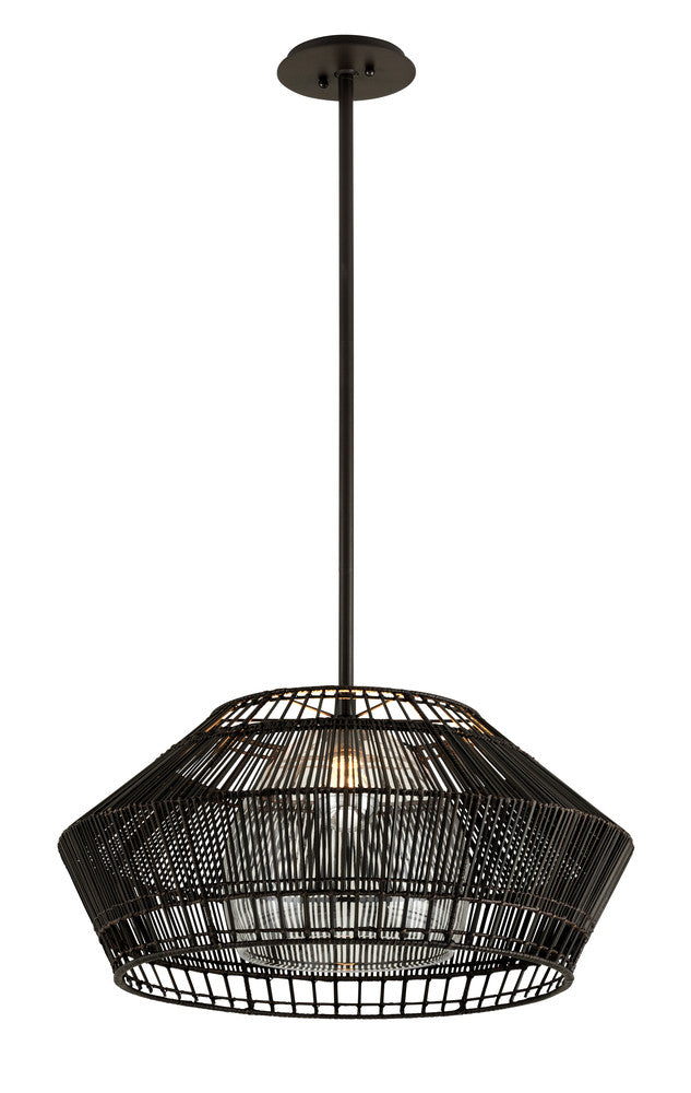 Troy Hunters Point Pendant Brown, Espresso