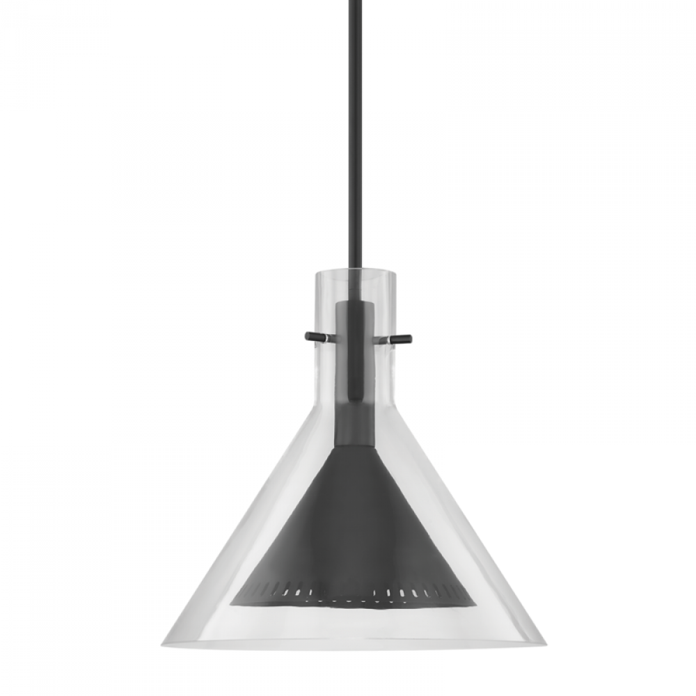 Troy Atticus Pendant Black