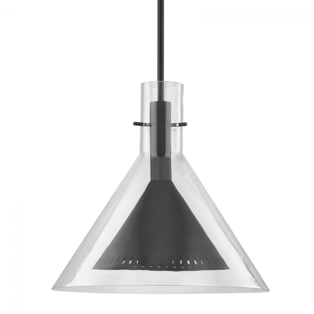 Troy Atticus Pendant Black