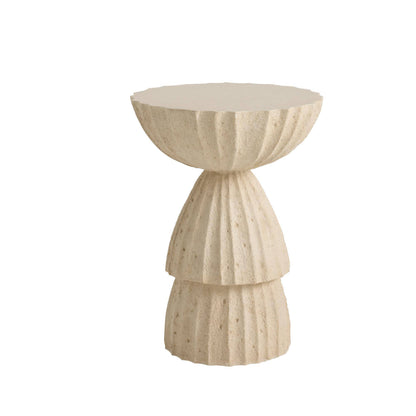 Arteriors Home Nereo Chiseled Concrete Outdoor Accent Table