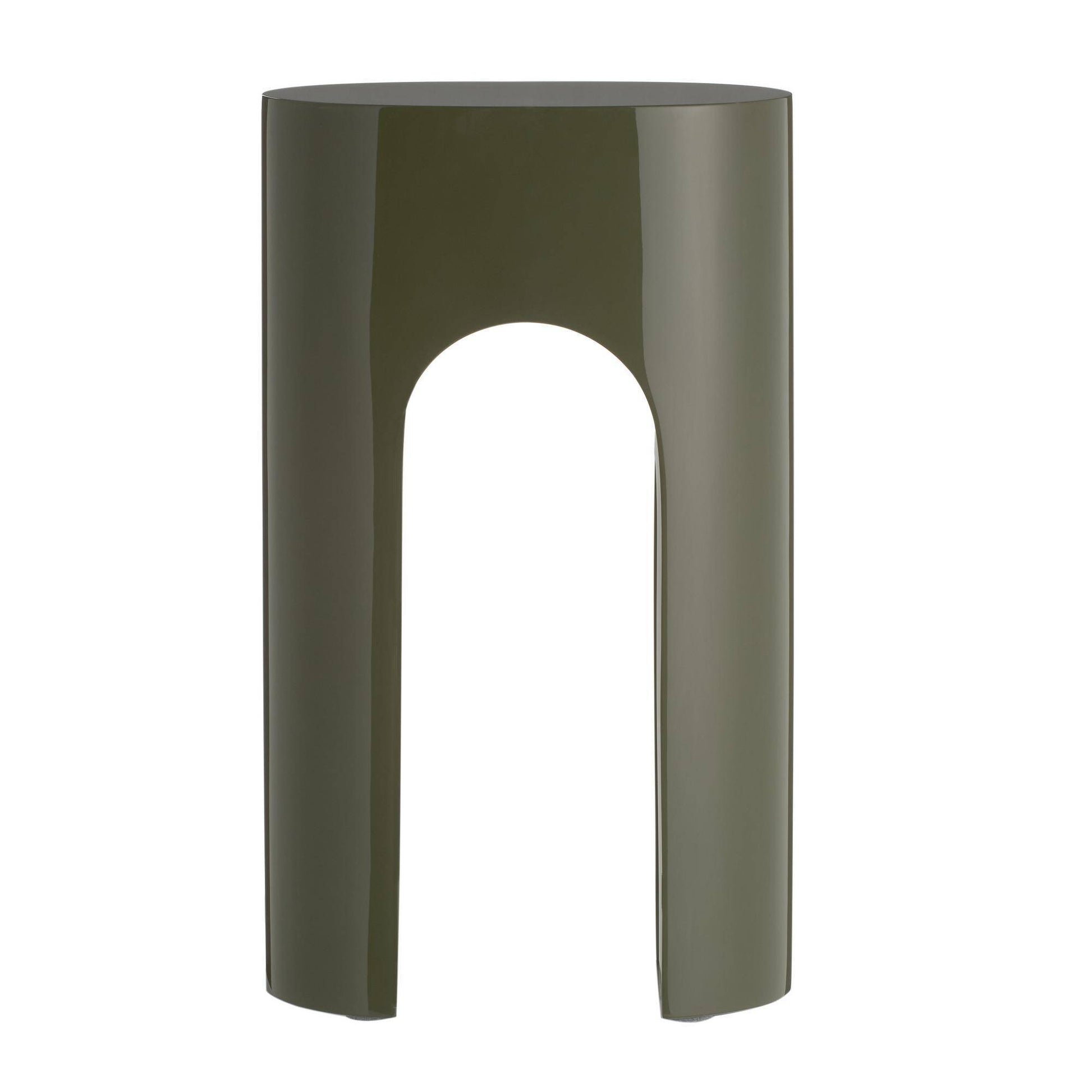 Arteriors Home Constantine Tall Accent Table Dark Moss
