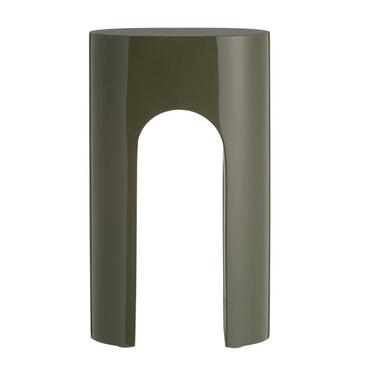 Arteriors Home Constantine Tall Accent Table Dark Moss