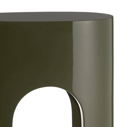 Arteriors Home Constantine Tall Accent Table Dark Moss