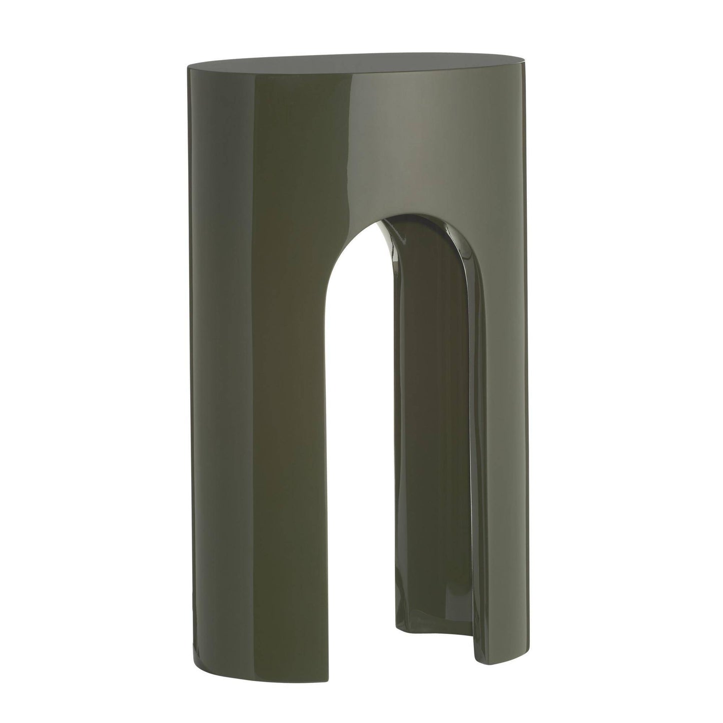 Arteriors Home Constantine Tall Accent Table Dark Moss