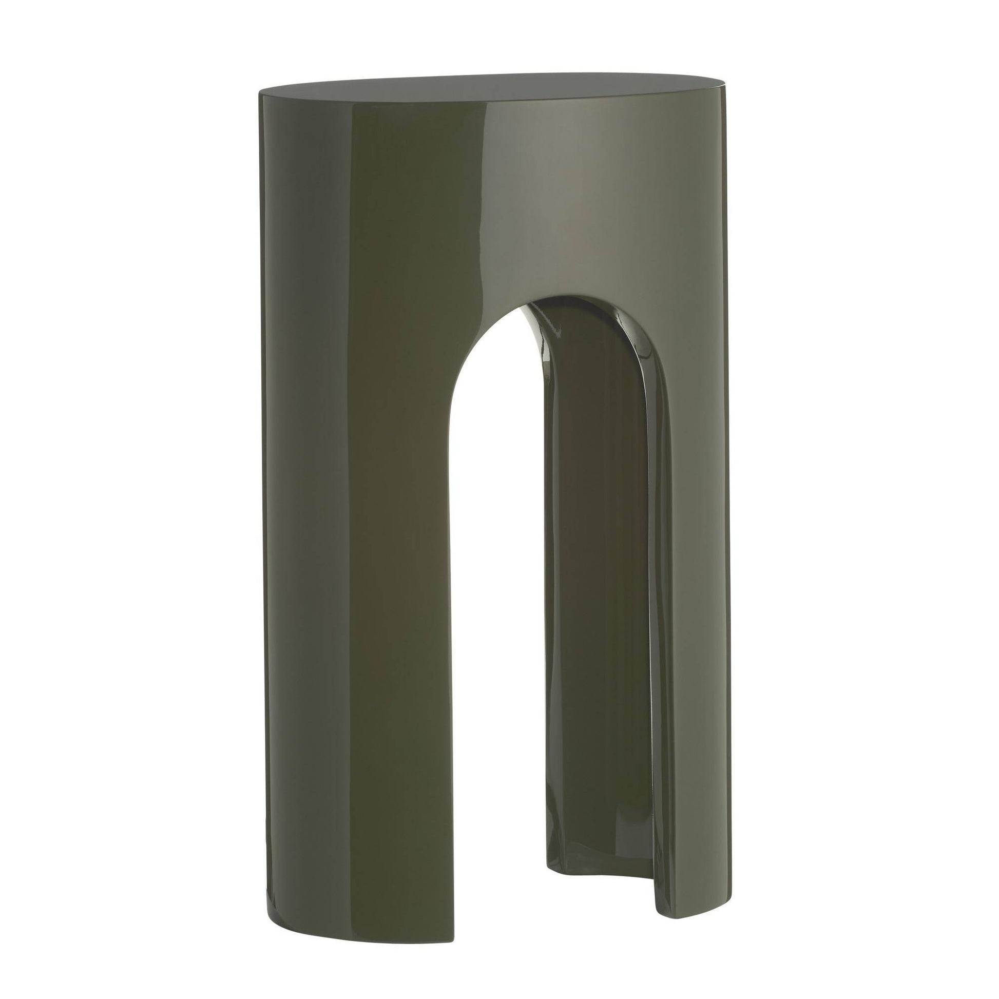 Arteriors Home Constantine Tall Accent Table Dark Moss