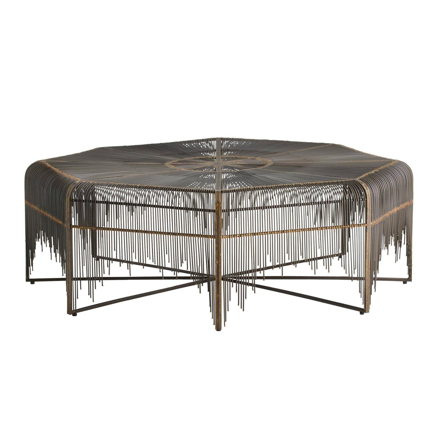 Arteriors Home Ilaria Cocktail Table Natural Iron