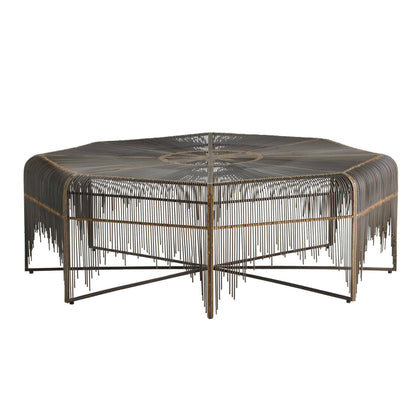 Arteriors Home Ilaria Cocktail Table Natural Iron