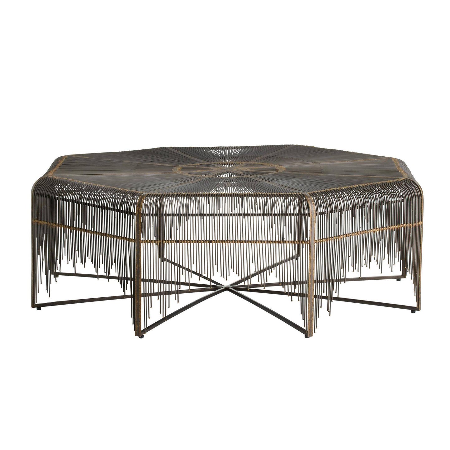Arteriors Home Ilaria Cocktail Table Natural Iron