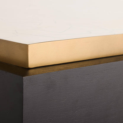 Arteriors Home Montreal Coffee Table Crackled Ivory