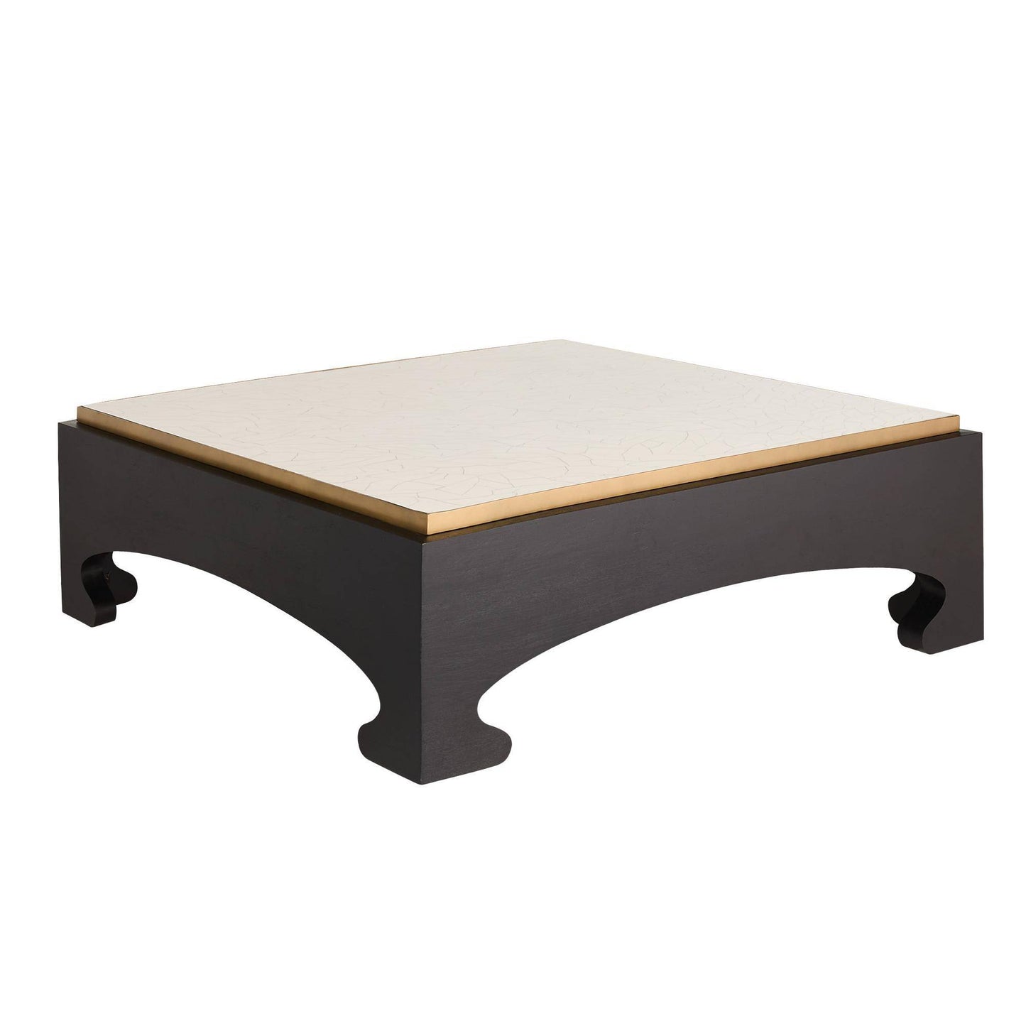 Arteriors Home Montreal Coffee Table Crackled Ivory