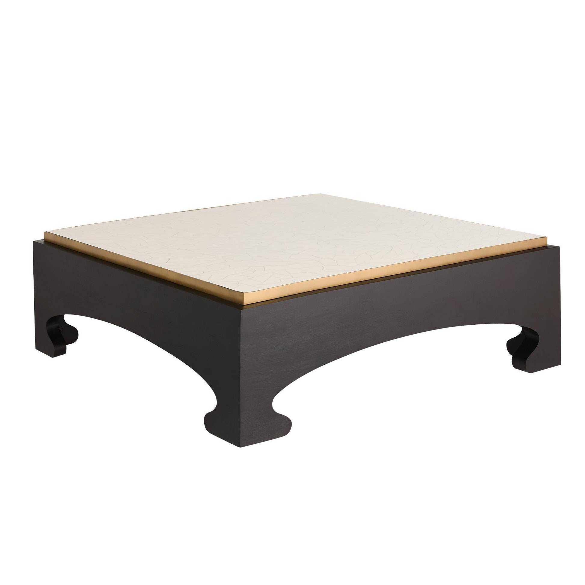 Arteriors Home Montreal Coffee Table Crackled Ivory