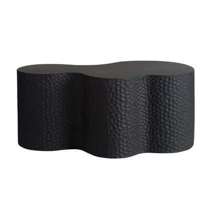 Arteriors Home Indio Large Outdoor Coffee Table Matte Black