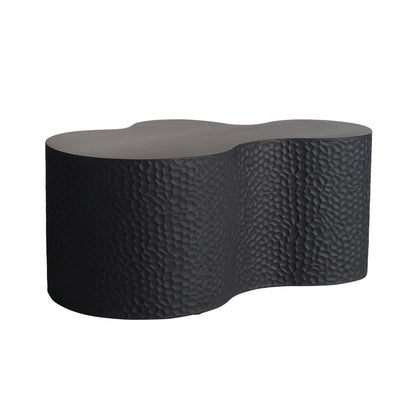 Arteriors Home Indio Large Outdoor Coffee Table Matte Black