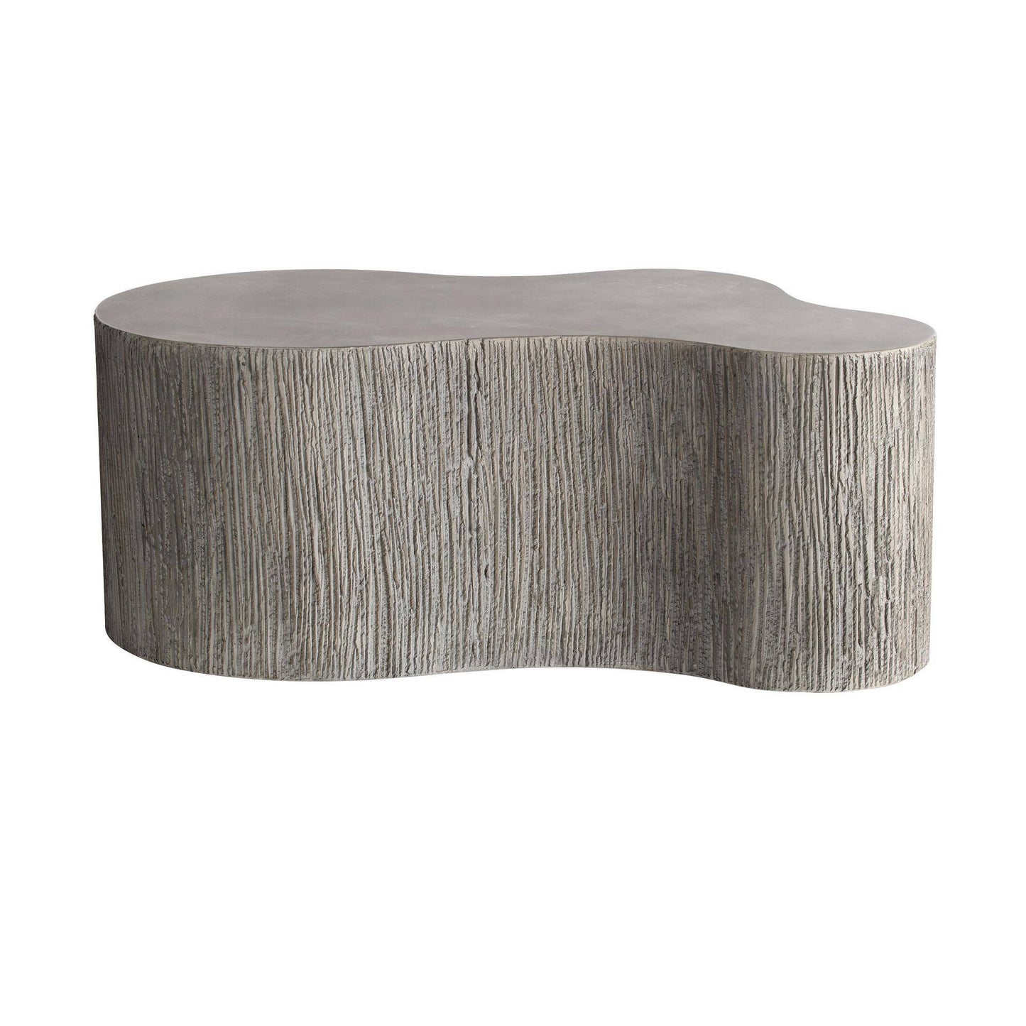 Arteriors Home Indio Small Outdoor Coffee Table Gray Stonewash