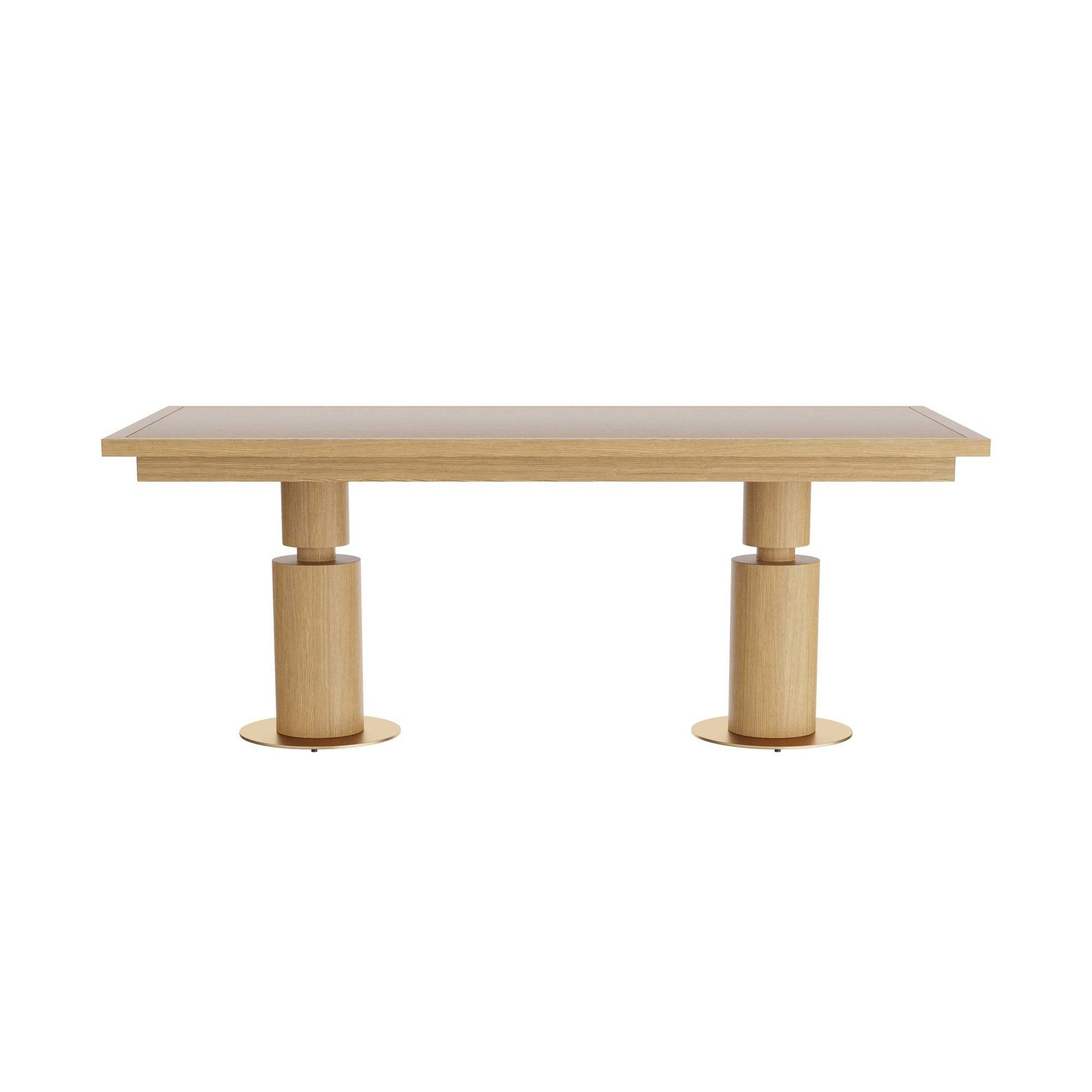 Arteriors Home Tiller Dining Table Oyster