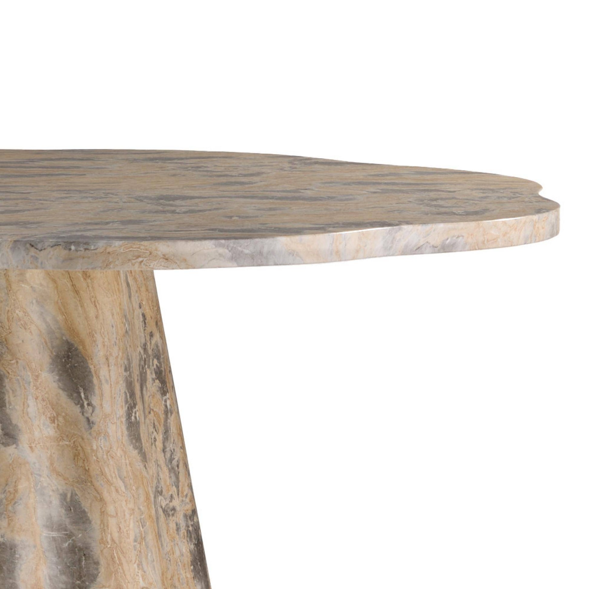 Arteriors Home Primrose Dining Table Sahara Faux Marble