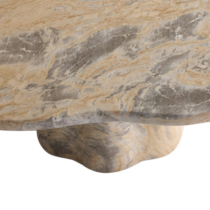 Arteriors Home Primrose Dining Table Sahara Faux Marble