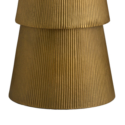 Arteriors Home Mathis End Table Antique Brass