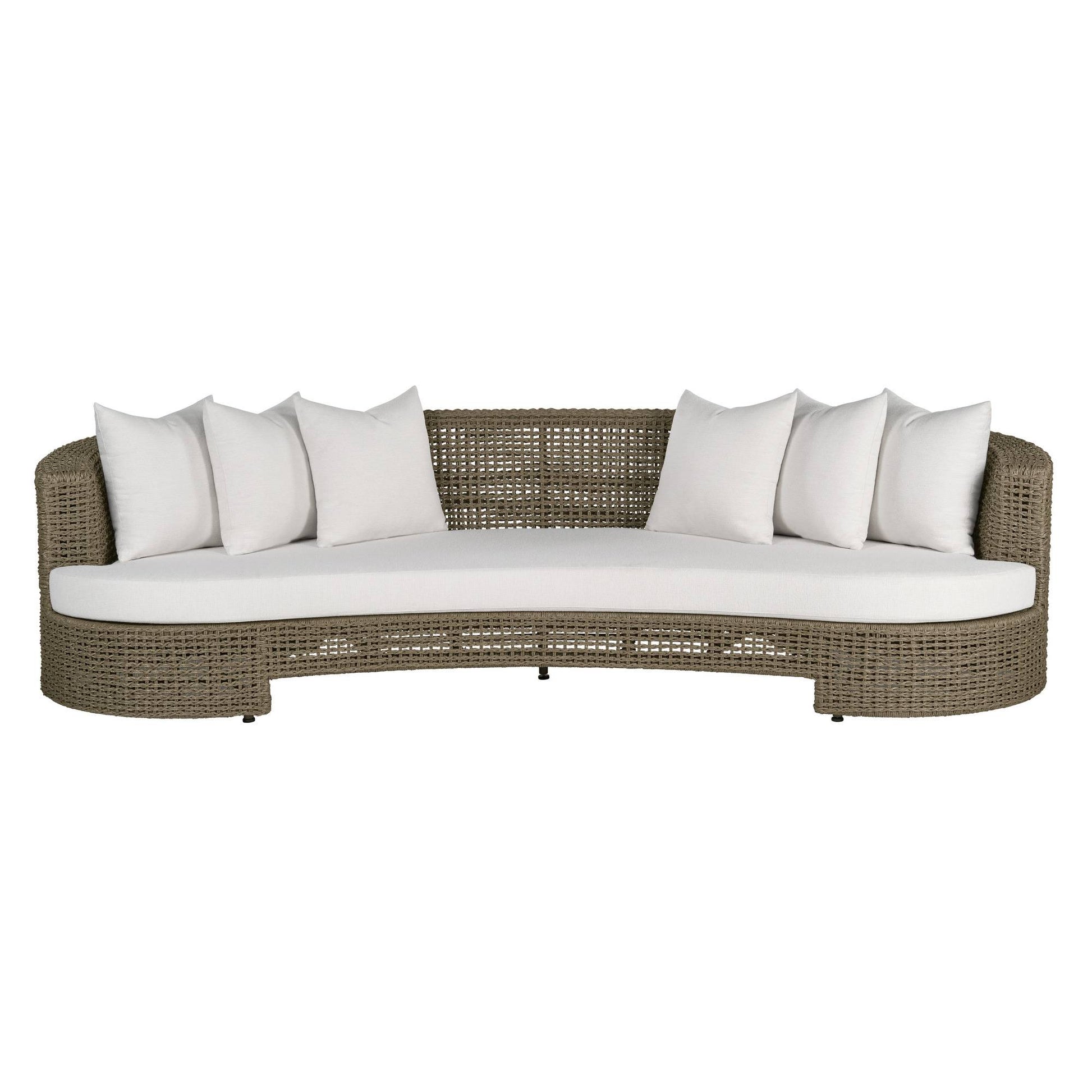 Arteriors Home Helene Curved Outdoor Sofa
