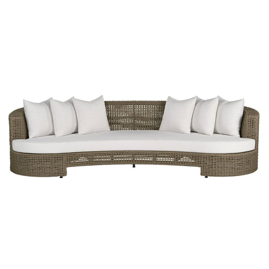 Arteriors Home Helene Curved Outdoor Sofa
