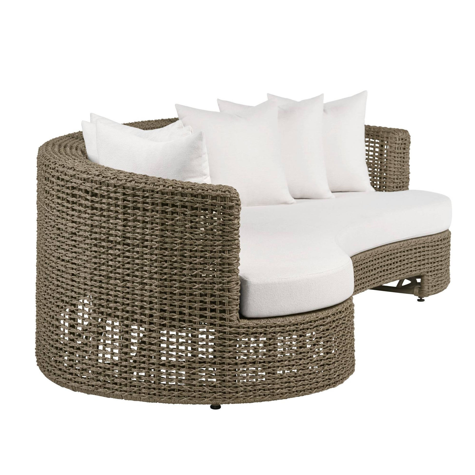 Arteriors Home Helene Curved Outdoor Sofa