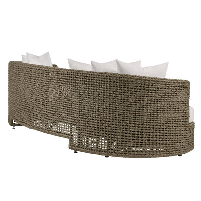 Arteriors Home Helene Curved Outdoor Sofa