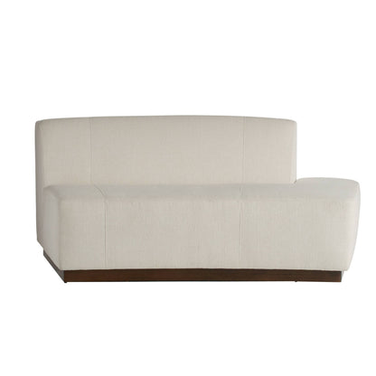 Arteriors Home Islander Right Sofa Vanilla Performance Bouclé Vanilla
