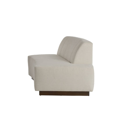Arteriors Home Islander Right Sofa Vanilla Performance Bouclé Vanilla