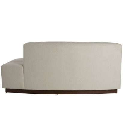 Arteriors Home Islander Right Sofa Vanilla Performance Bouclé Vanilla