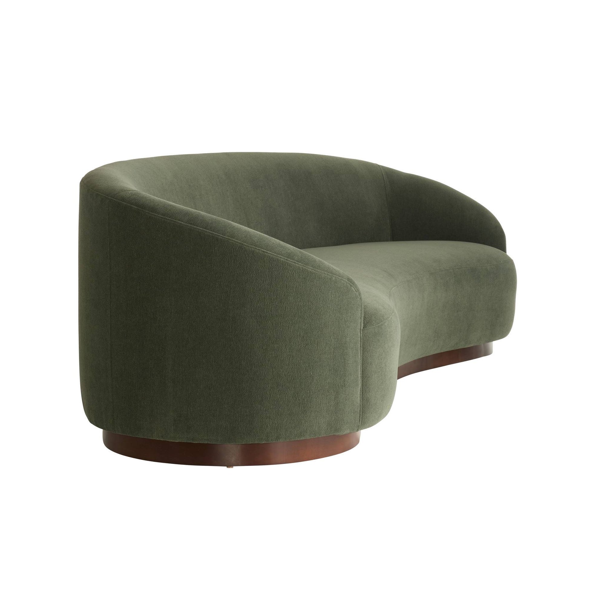 Arteriors Home Turner Sofa Pine Performance Chenille Dark Walnut Pine