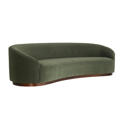 Arteriors Home Turner Sofa Pine Performance Chenille Dark Walnut Pine