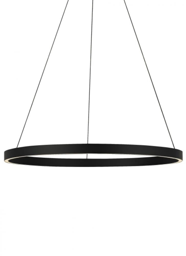 Visual Comfort Modern Fiama Chandelier Black