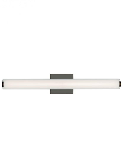 Visual Comfort Modern Finn Bath Vanity Satin Nickel